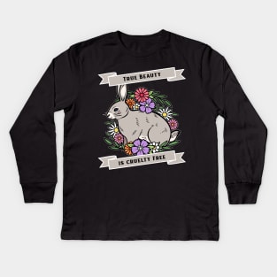 Cruelty Free Animal Rights Kids Long Sleeve T-Shirt